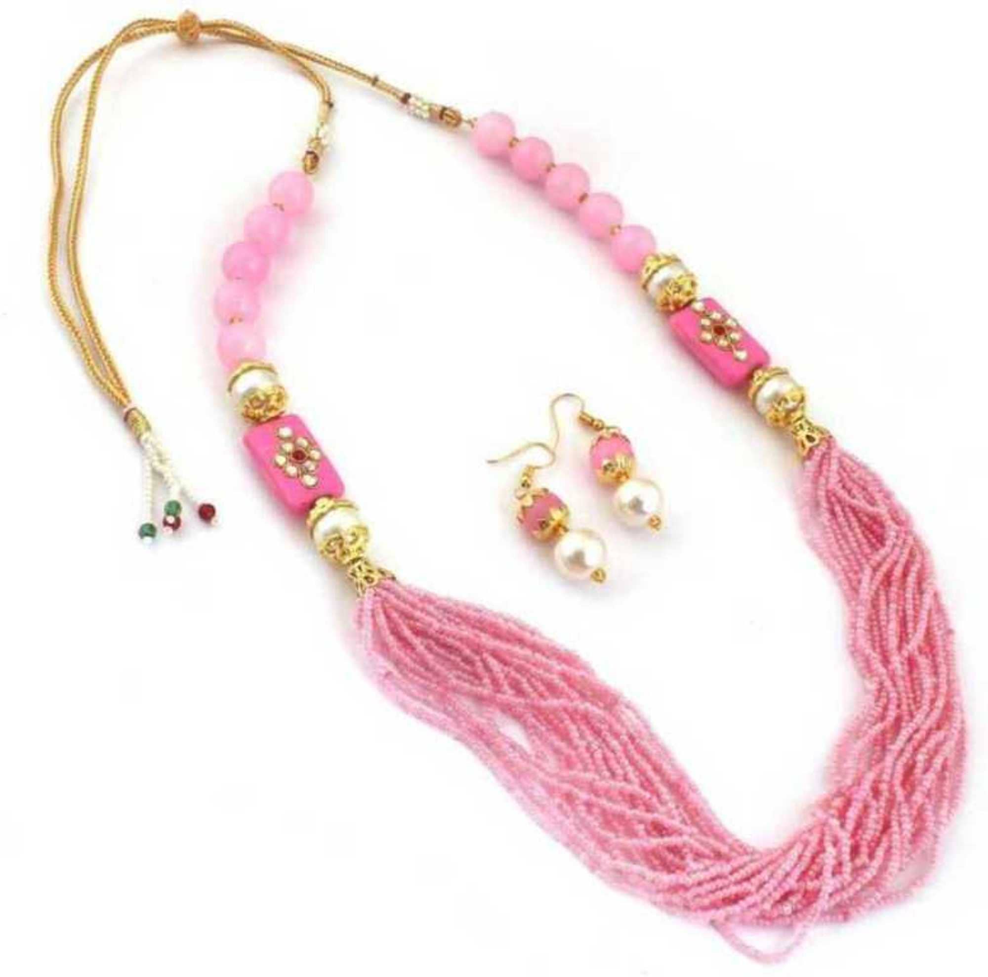 Jewar Mandi - Multicolor Necklace Set ( Pack of 1 )