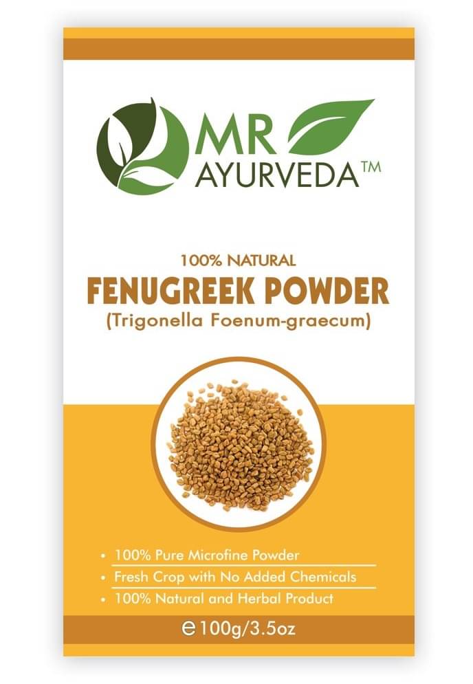MR Ayurveda 100% Natural Fenugreek Powder Hair Scalp Treatment 100 g MR Ayurveda 100% Natural Fenugreek Powder Hair Scalp Treatment 100 g