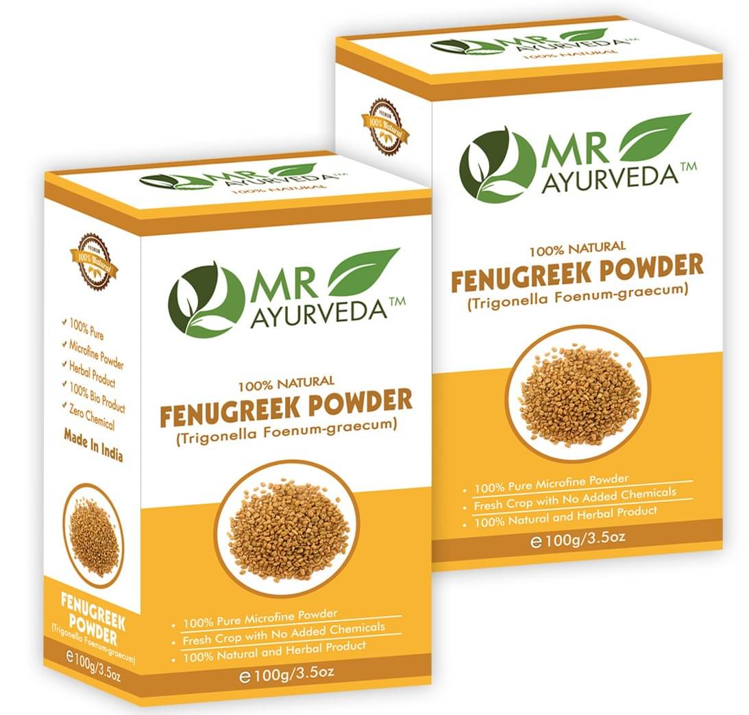 MR Ayurveda 100% Organic Fenugreek Powder Hair Scalp Treatment 200 g Pack of 2 MR Ayurveda 100% Organic Fenugreek Powder Hair Scalp Treatment 200 g Pack of 2