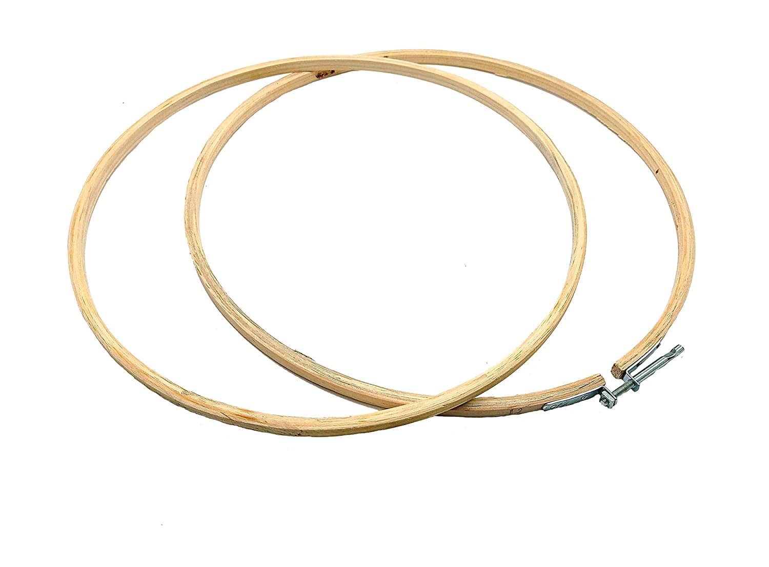 PRANSUNITA Wood 14 Inches Wooden Embroidery Adjustable Frame Hoop ( Pack of 1 ) - Stationery | Buy online on ZillyBuy