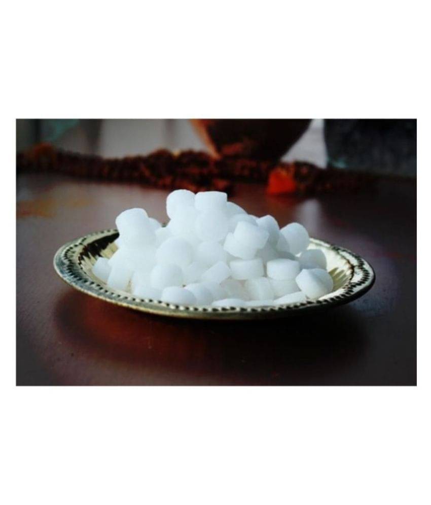     			Pure Camphor Tablets DESI Kapoor for Kapur dani, Puja, Aarti, Electric Diffusers 200 GM