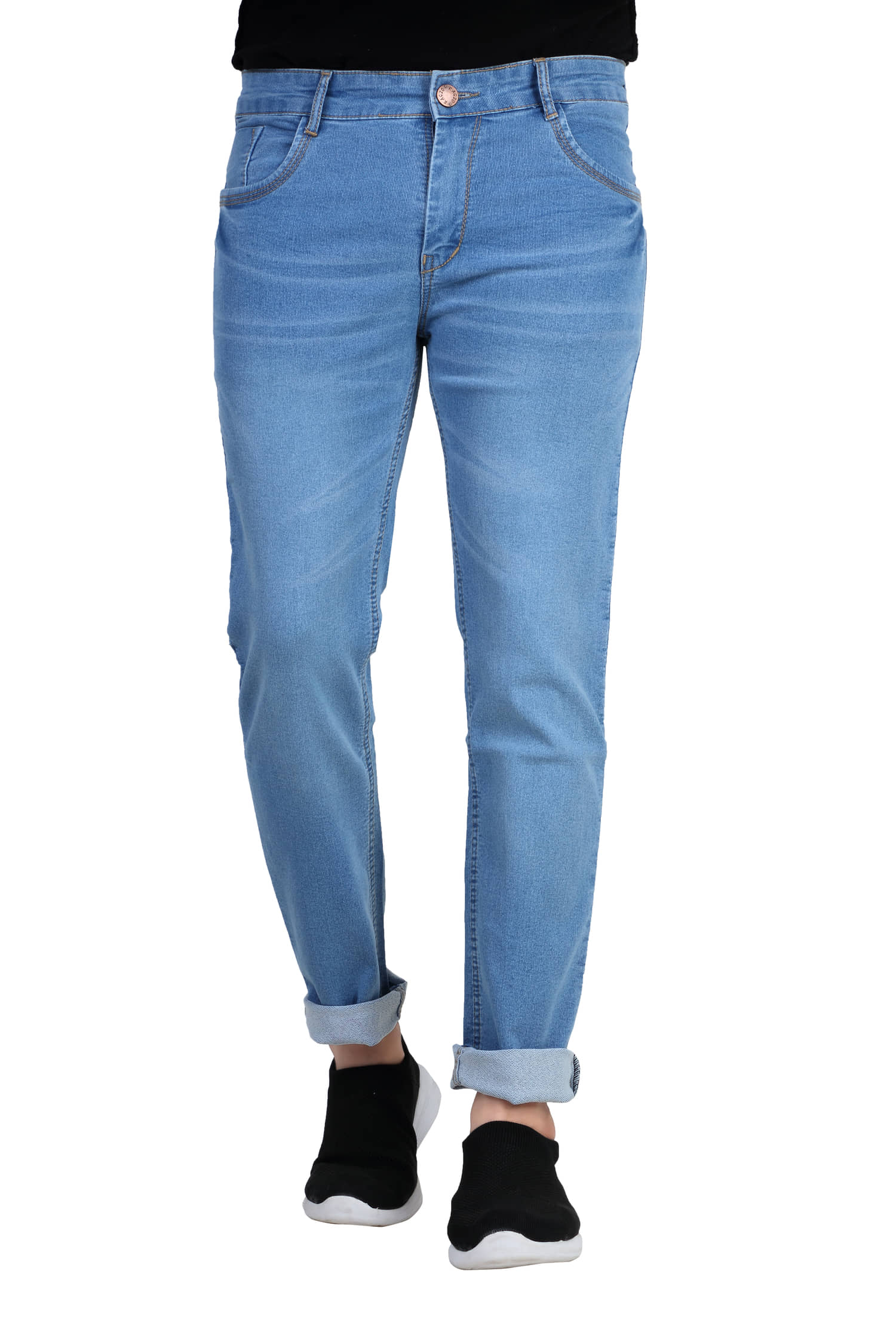 RAGZO Light Blue Slim Jeans - Jeans | Buy online on ZillyBuy
