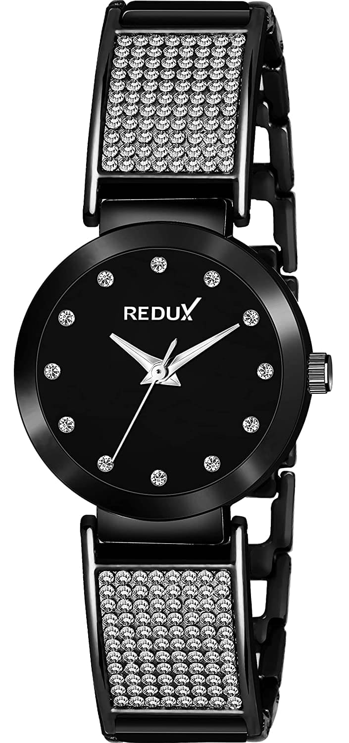     			Redux - Black Metal Analog Womens Watch