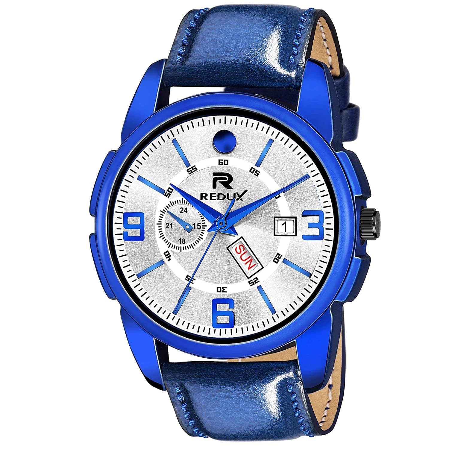     			Redux RWS0286S Blue Dial Leather Analog Men's Watch