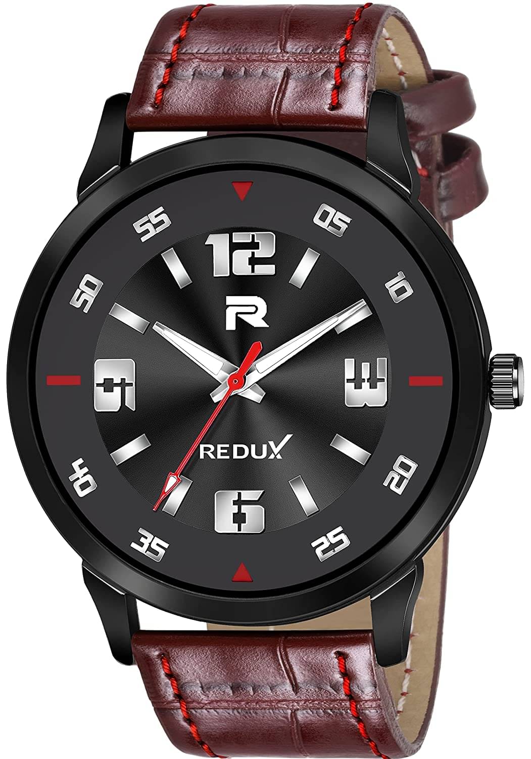     			Redux - Brown Leather Analog Men's Watch