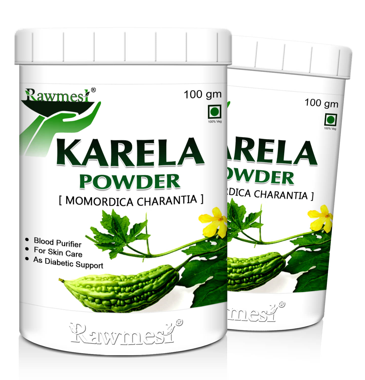 Rawmest Karela Powder 200 Gm Pack of 2