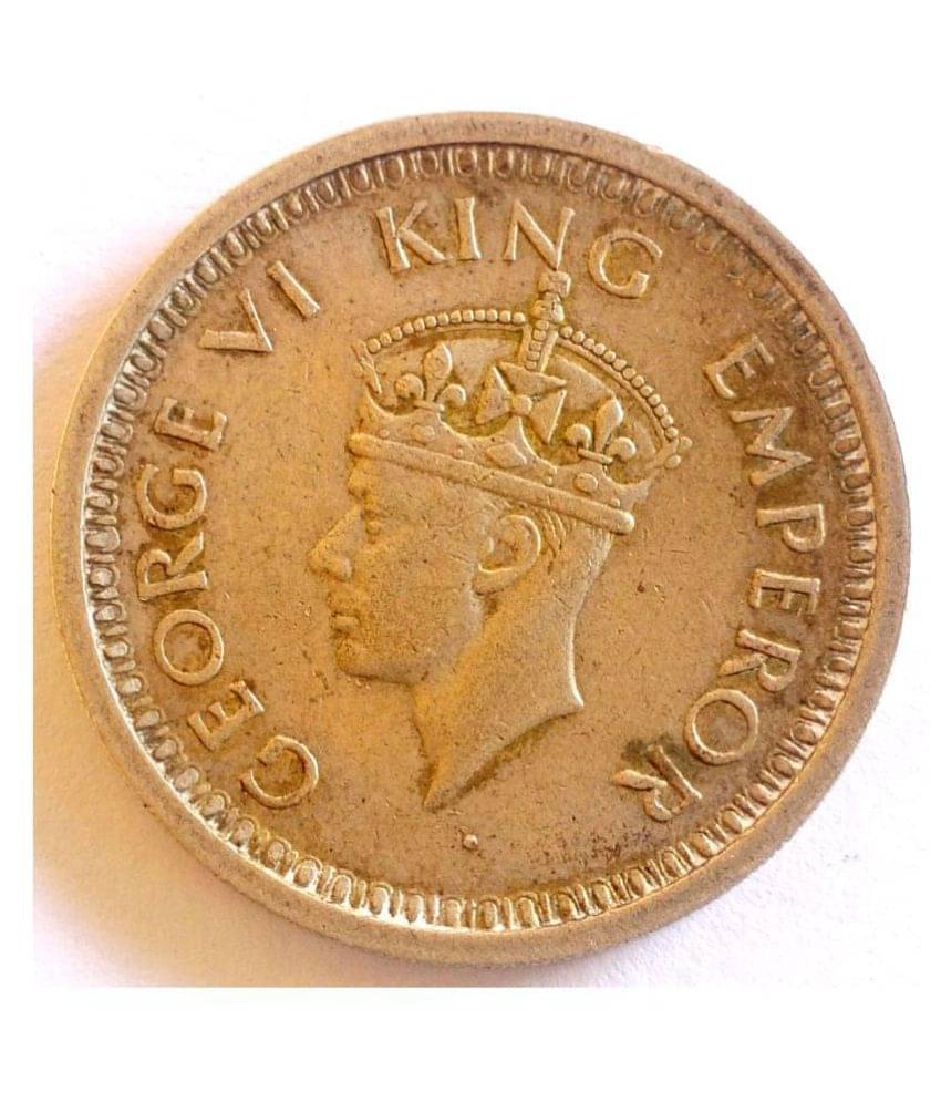 MANMAI - BRITISH INDIA - 1 Rupee - George 1 Antique Figurines MANMAI - BRITISH INDIA - 1 Rupee - George 1 Antique Figurines