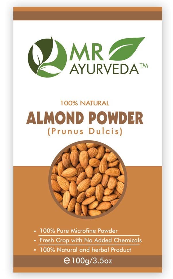 MR Ayurveda 100% Herbal Badam Powder Face Pack Masks 100 gm