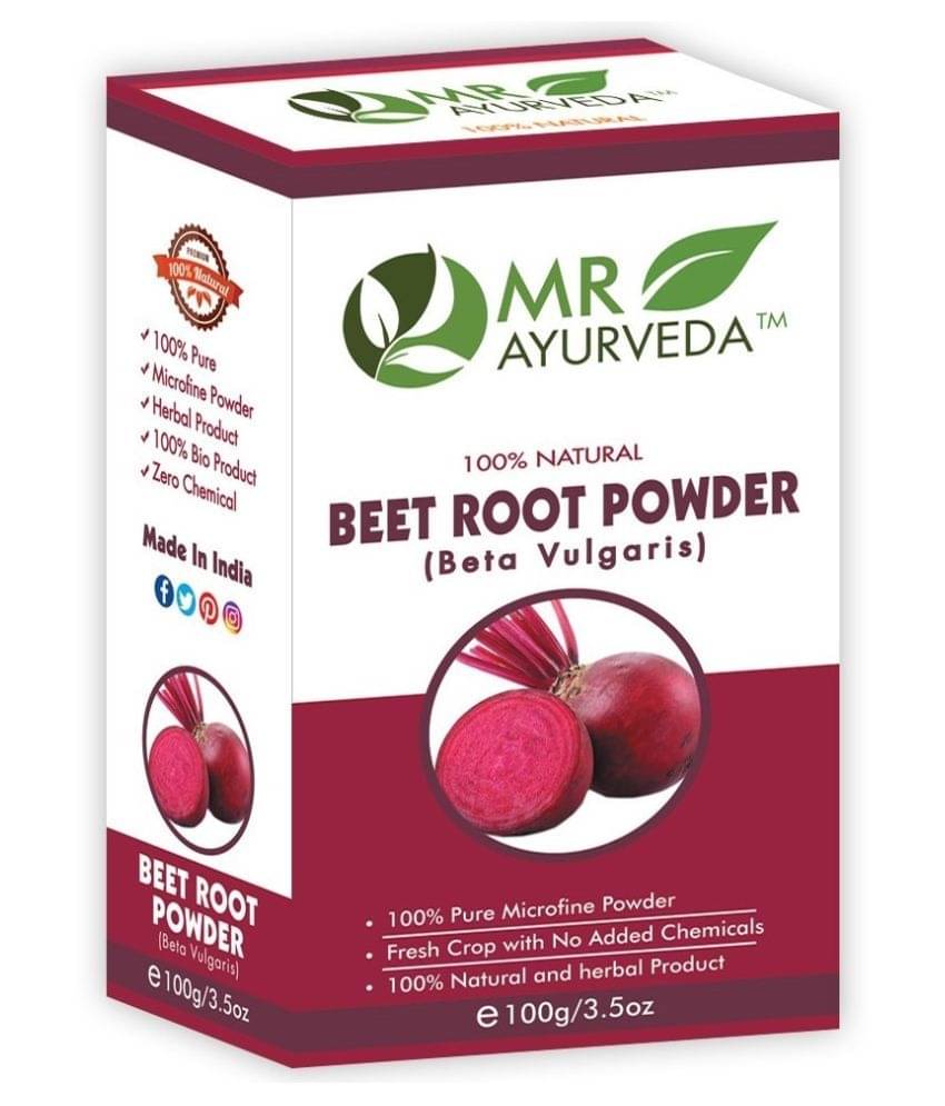     			MR Ayurveda 100% Pure BeetRoot Powder Face Pack Masks 100 gm