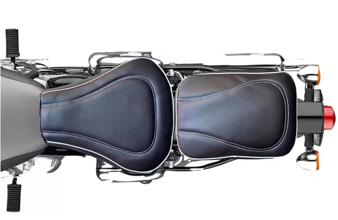     			Seat Cover Fancy Black For Royal Enfield Classic , Classic Chrome , Classic 350/500cc