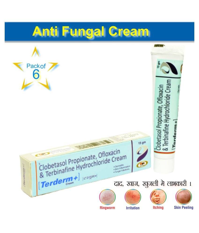 Terderm + Anti Fungal Infection Day and Night Cream 60 GM (15x6) gm Pack of 6     			Terderm + Anti Fungal Infection Day and Night Cream 60 GM (15x6) gm Pack of 6
