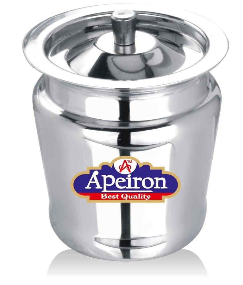     			APEIRON APPLE GHEE POT Steel Food Container Set of 1 300 mL