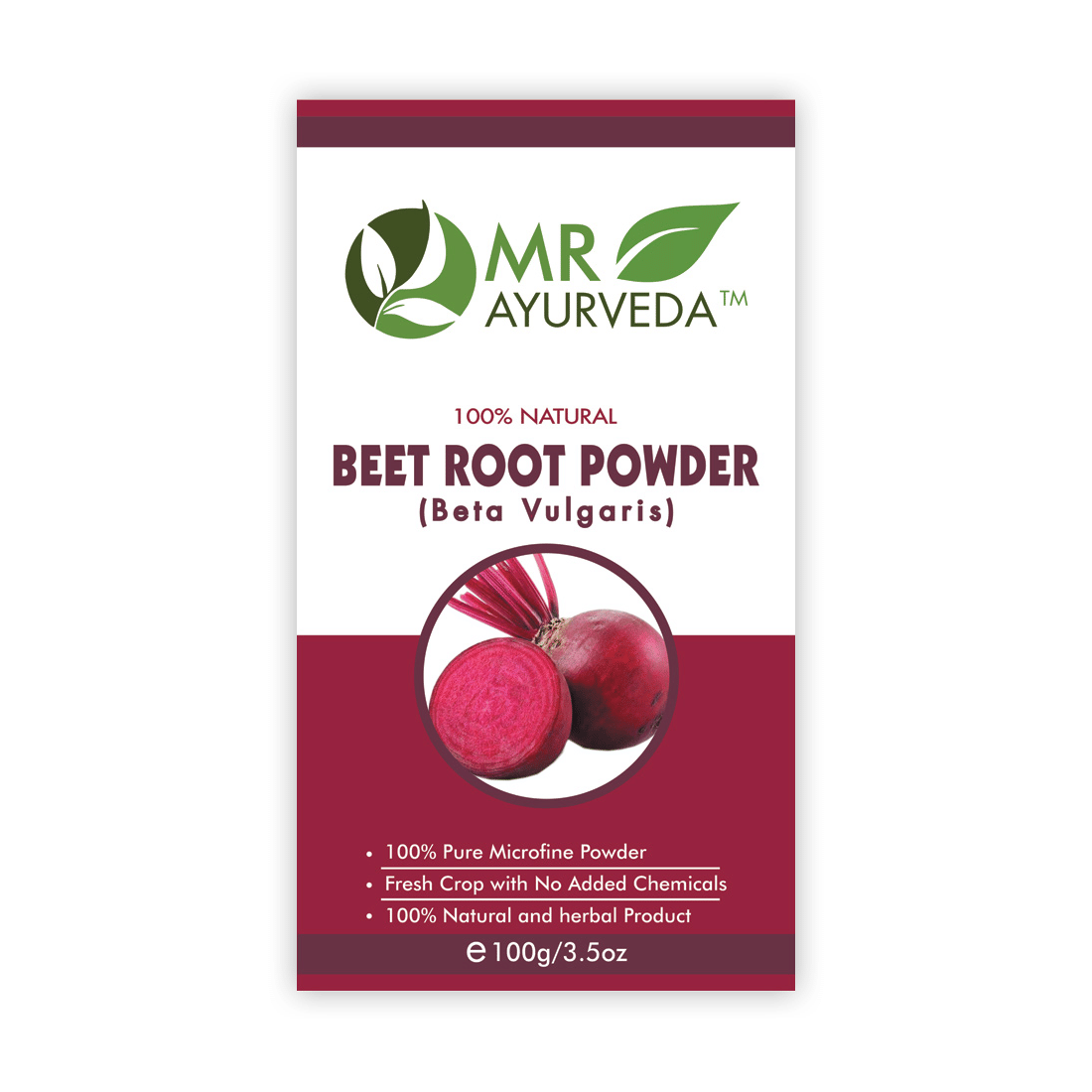 MR Ayurveda Premium Quality BeetRoot Powder Face Pack Masks 100 gm MR Ayurveda Premium Quality BeetRoot Powder Face Pack Masks 100 gm