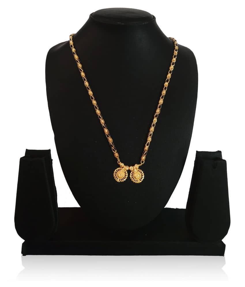 Shankhraj Mall Gold Plated Letest & Designer Mangalsutra For Women-100338