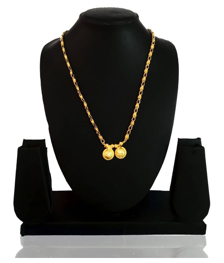Shankhraj Mall Gold Plated Letest & Designer Mangalsutra For Women-100336