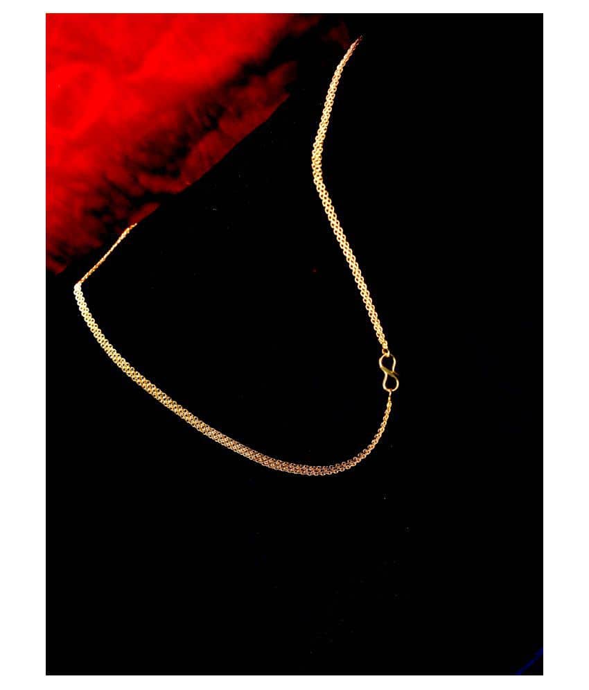 shankhraj mall Gold Plated Chain ( Set of 1 )