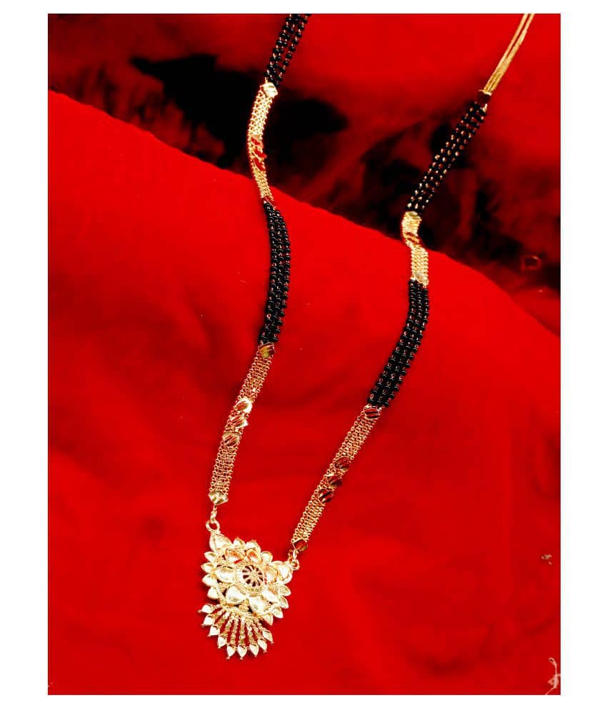 shankhraj mall - Golden Mangalsutra ( Pack of 1 )