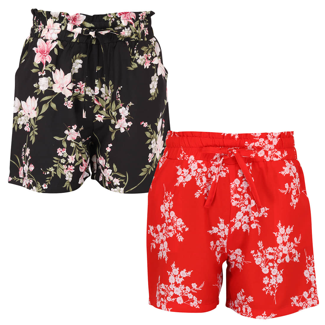 Smart Casual Floral Printed Pair of Shorts - Shorts | Buy online on ZillyBuy