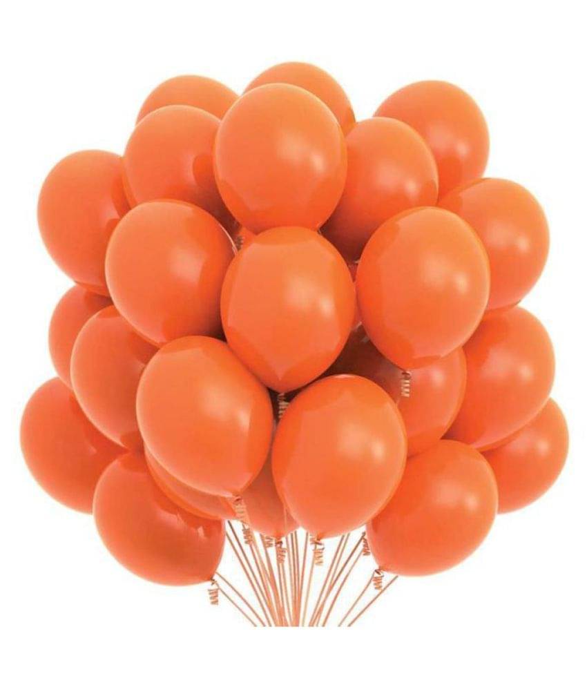     			Blooms Mall orange  balloon set-50 Pcs Orange Color Latex Super Metallic HD Balloons Best For Theme Party Decoration, Happy Birthday Party Supplies , Wedding, Anniversary, Office Party Purpose, House party, Opening Ceremony