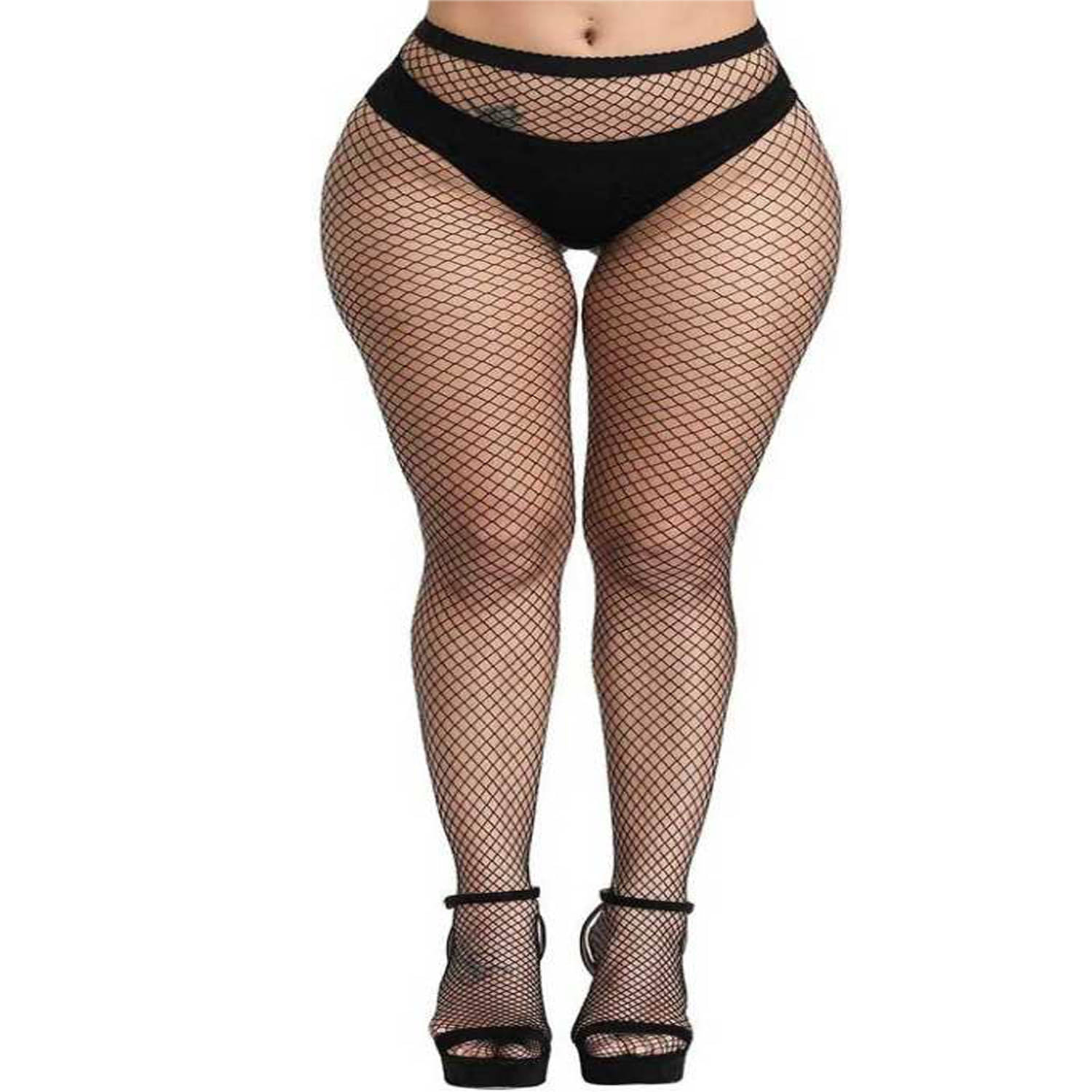 HF LUMEN - Black Net Women's Full length Stockings ( Pack of 1 )     			HF LUMEN - Black Net Women's Full length Stockings ( Pack of 1 )