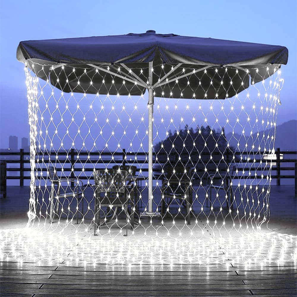 MIRADH 3Mtr x 2Mtr Net 192 Led With 8 Mode String Lights Multi