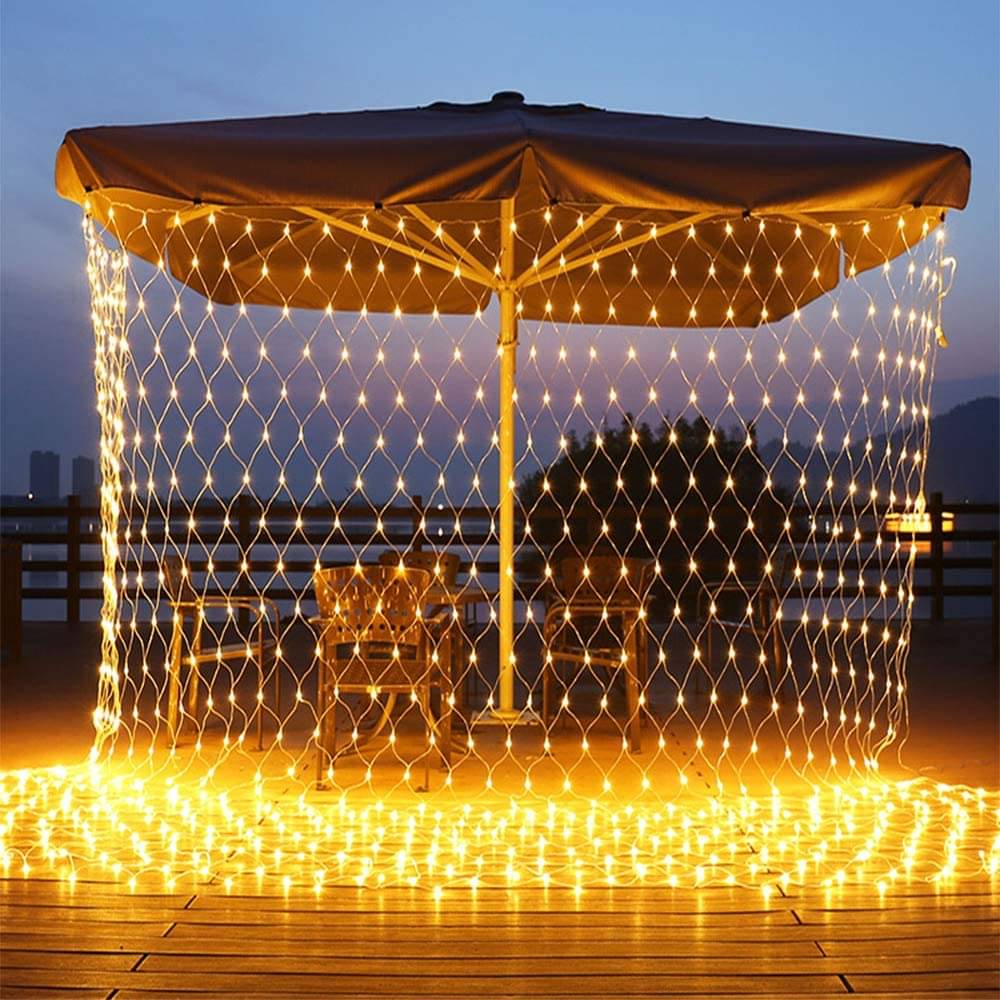 MIRADH 3Mtr x 2Mtr Net 192 Led With 8 Mode String Lights Yellow     			MIRADH 3Mtr x 2Mtr Net 192 Led With 8 Mode String Lights Yellow