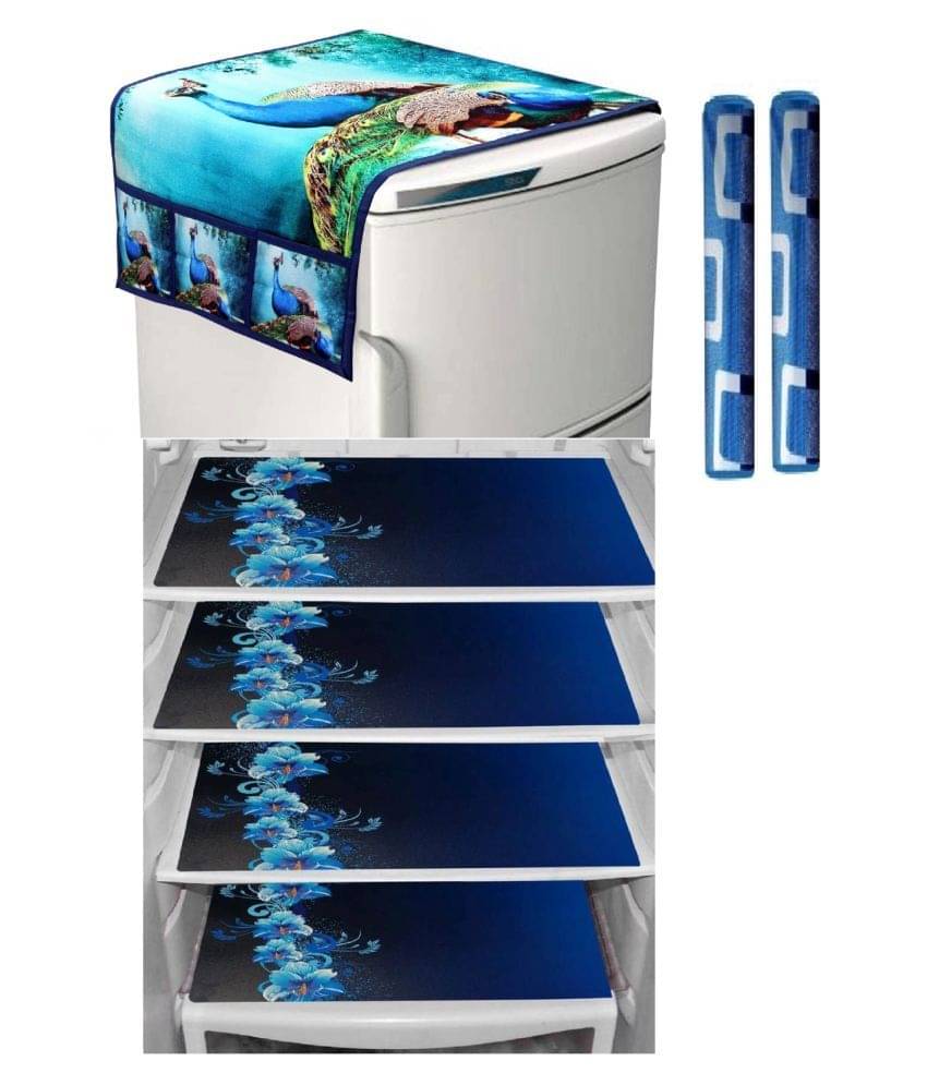 Shaphio - Multicolor PVC Fridge Top Cover (Pack of 7) Shaphio - Multicolor PVC Fridge Top Cover (Pack of 7)