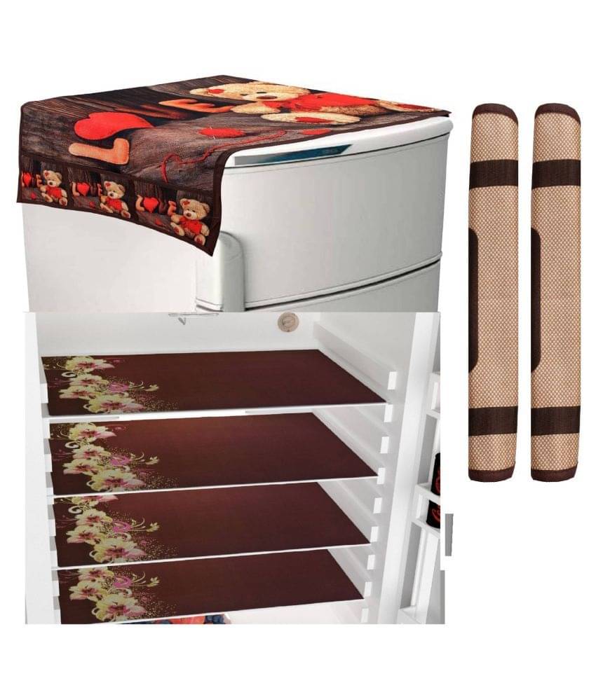Shaphio - Multicolor PVC Fridge Top Cover (Pack of 7) Shaphio - Multicolor PVC Fridge Top Cover (Pack of 7)
