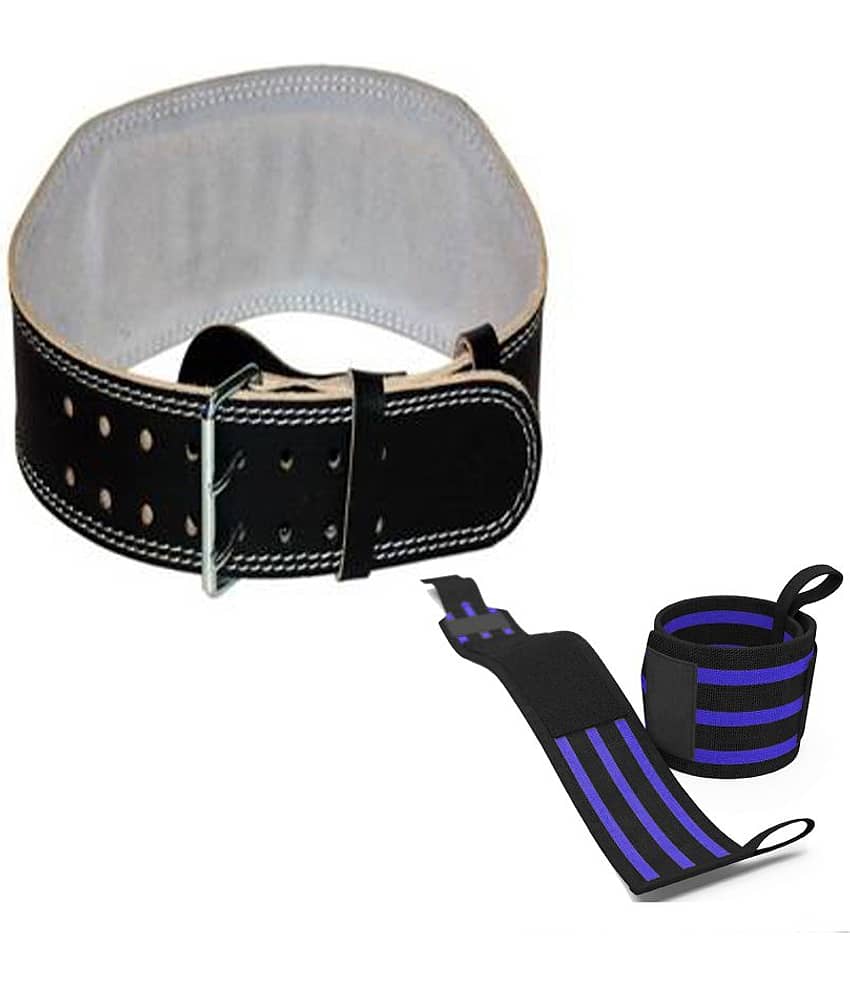 VINTO BEAST MODE COMBO 1 LEATHER (LARGE) 32-36 SIZE GYM BELT, 2 PC WRIST SUPPORTS - Sports and Fitness Equipment | Buy online on ZillyBuy
