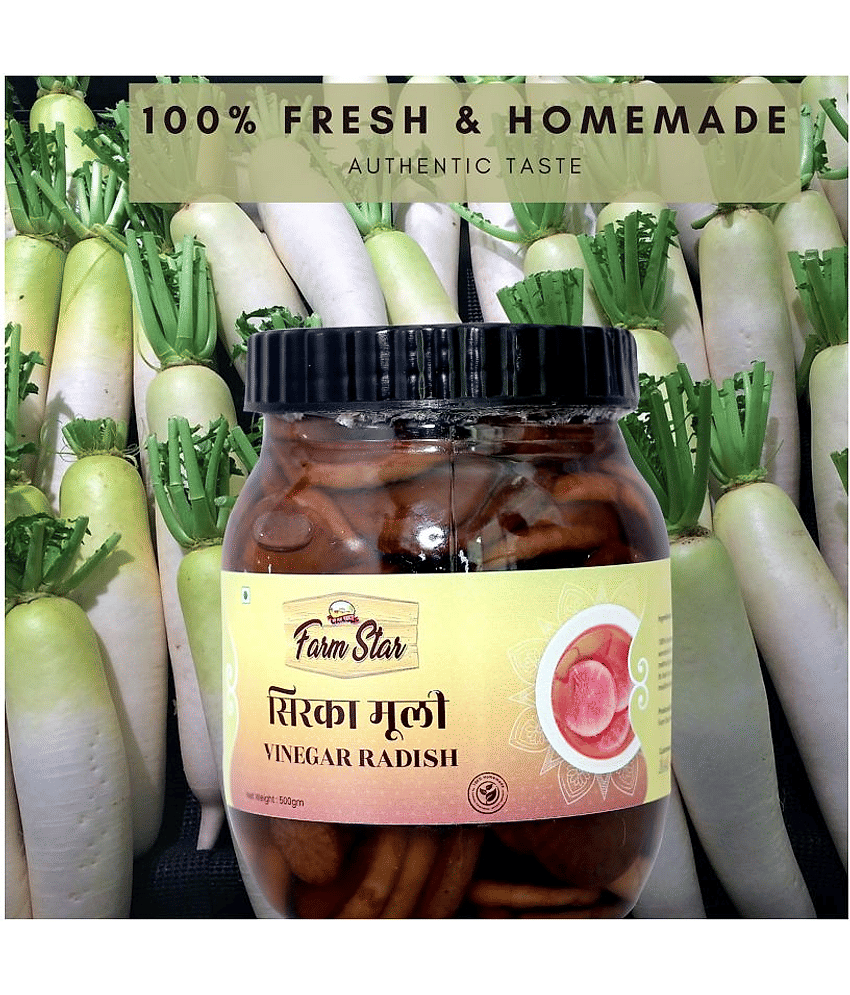 Farm Star (Sirka Mooli) Vegetable Pickle 500 g