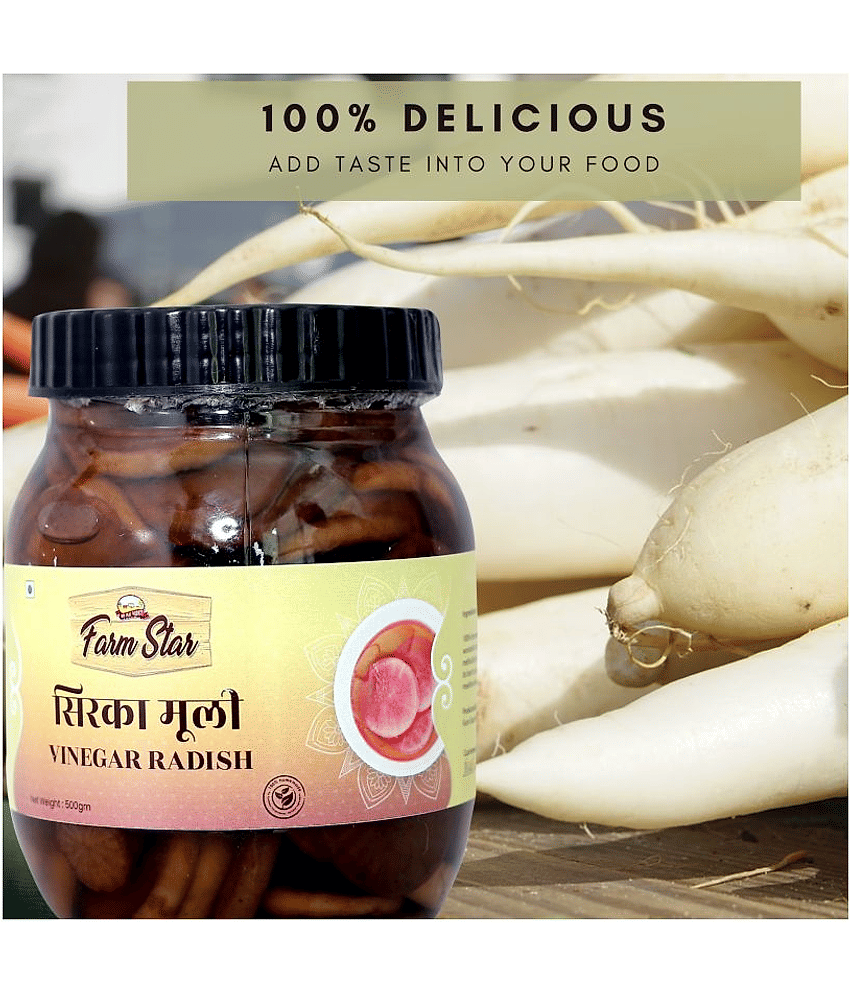 Farm Star (Sirka Mooli) Vegetable Pickle 500 g