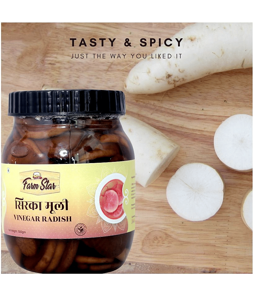 Farm Star (Sirka Mooli) Vegetable Pickle 500 g