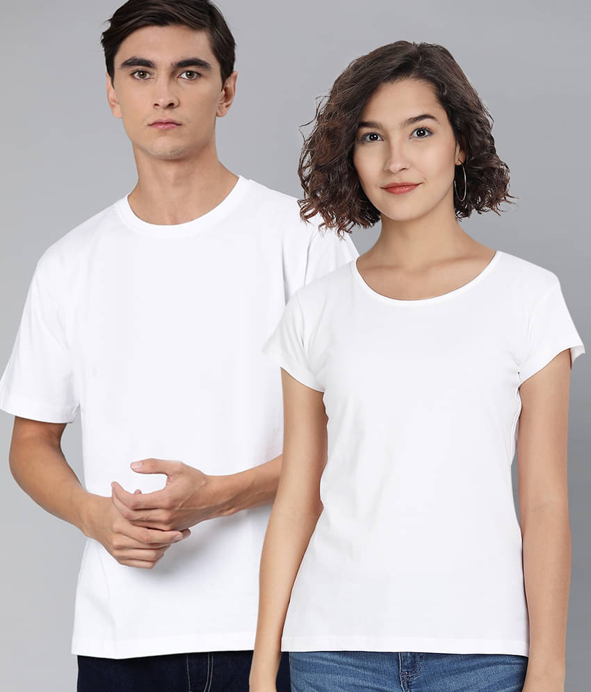     			Be Awara White 100 percent cotton Couple Combo