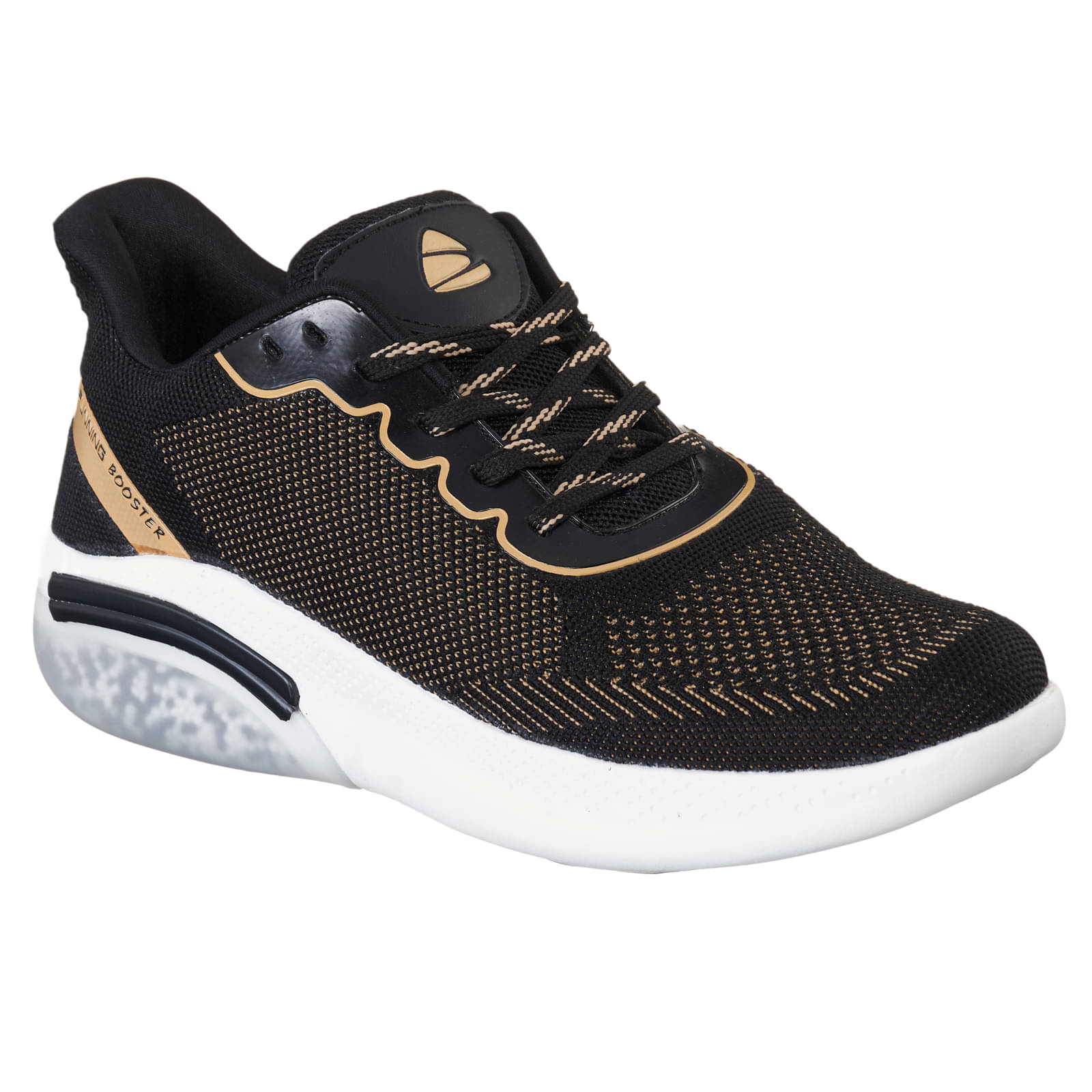     			Duke Black Running Shoes