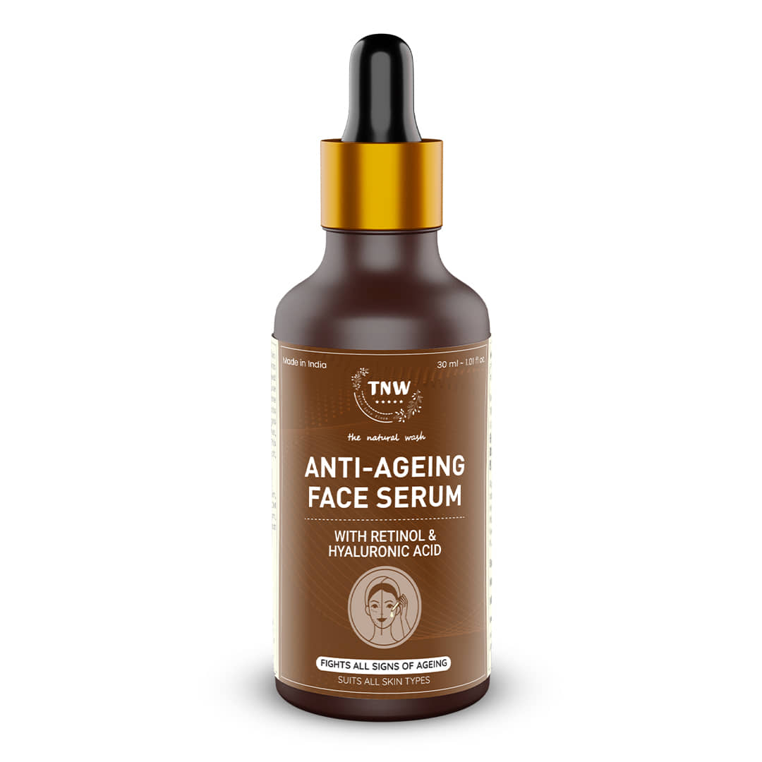 TNW - The Natural Wash Anti,Ageing Face Serum For Reducing Fine Lines & Wrinkles, 30Ml
