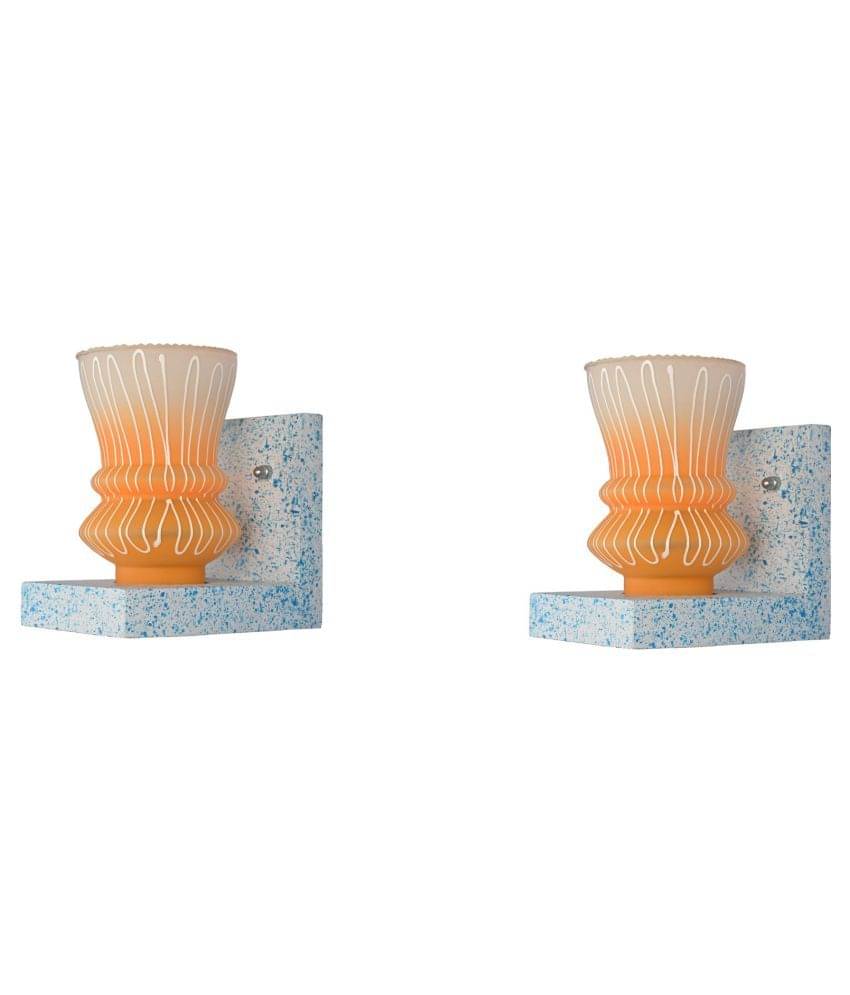 AFAST Decorative Wall Lamp Light Glass Wall Light Multi - Pack of 2 AFAST Decorative Wall Lamp Light Glass Wall Light Multi - Pack of 2