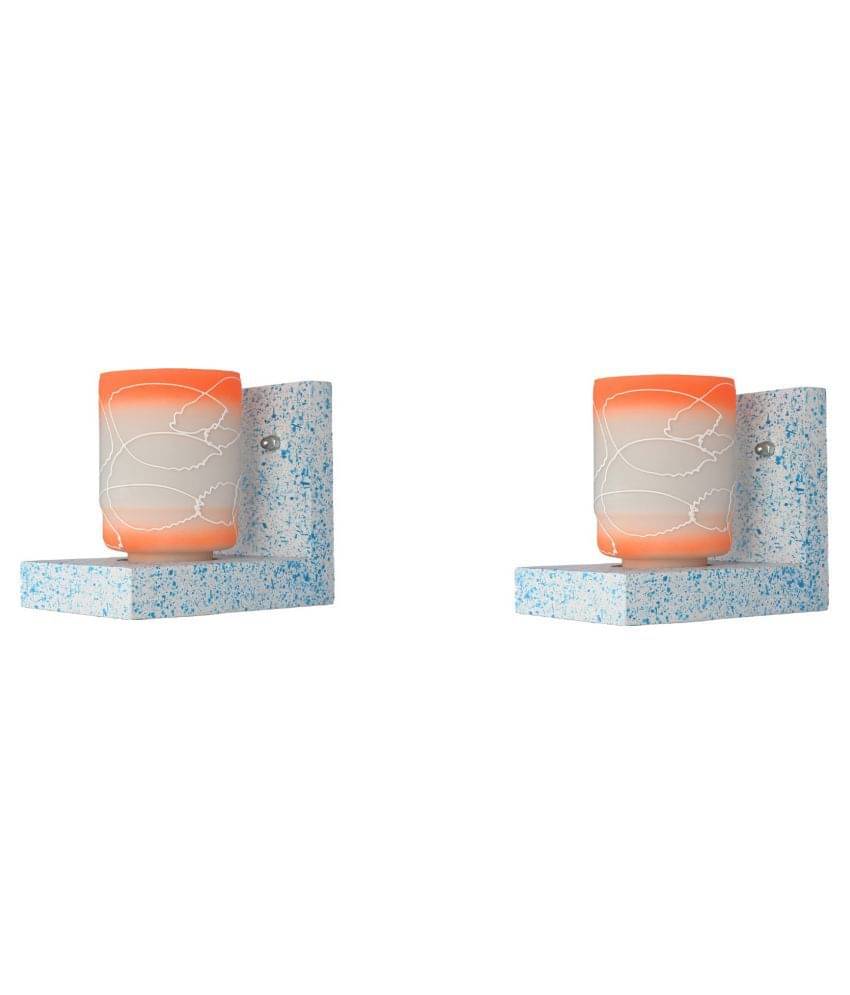     			AFAST Decorative Wall Lamp Light Glass Wall Light Multi - Pack of 2