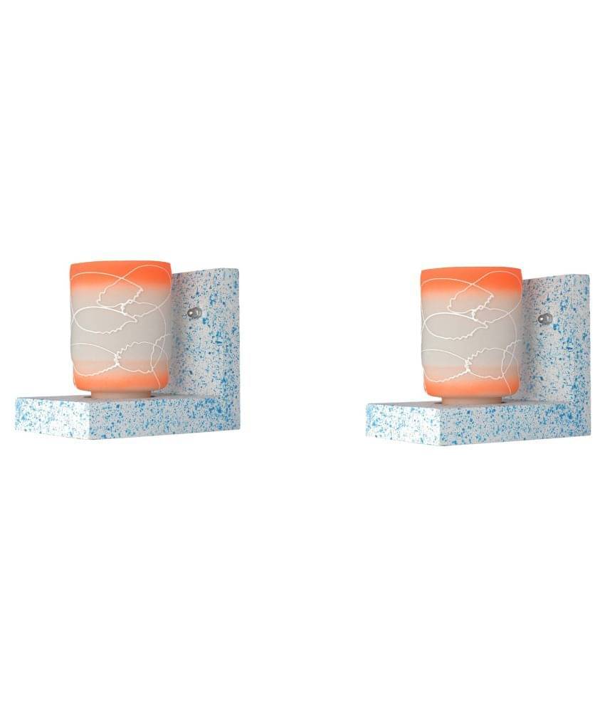     			AFAST Decorative Wall Lamp Light Glass Wall Light Multi - Pack of 2