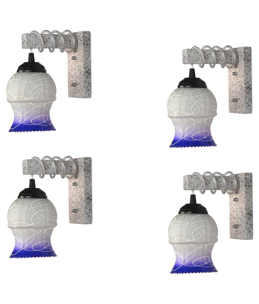 AFAST Decorative Wall Lamp Light Glass Wall Light Multi - Pack of 4 AFAST Decorative Wall Lamp Light Glass Wall Light Multi - Pack of 4