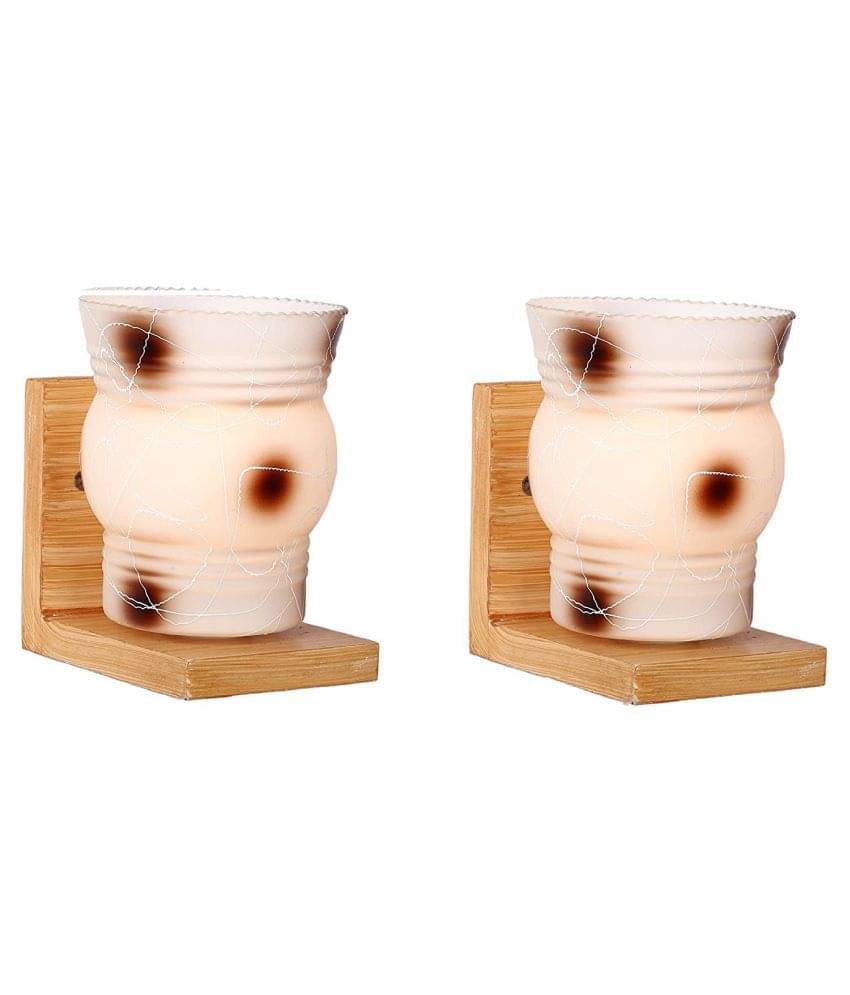     			AFAST Decorative Wall Lamp Light Glass Wall Light Multi - Pack of 2