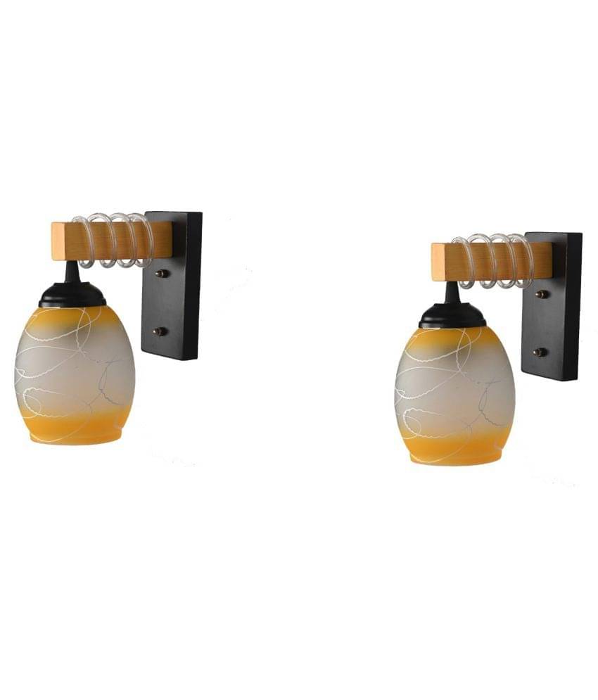    			AFAST Decorative Wall Lamp Light Glass Wall Light Multi - Pack of 2