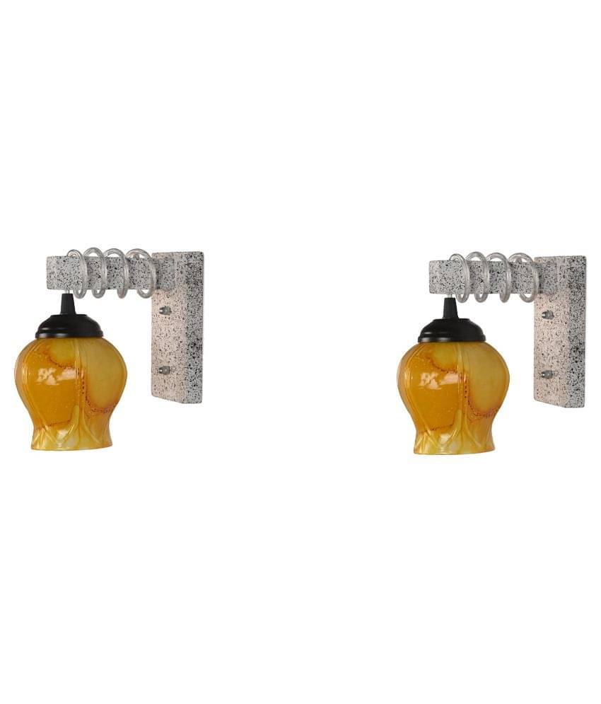     			AFAST Decorative Wall Lamp Light Glass Wall Light Multi - Pack of 2