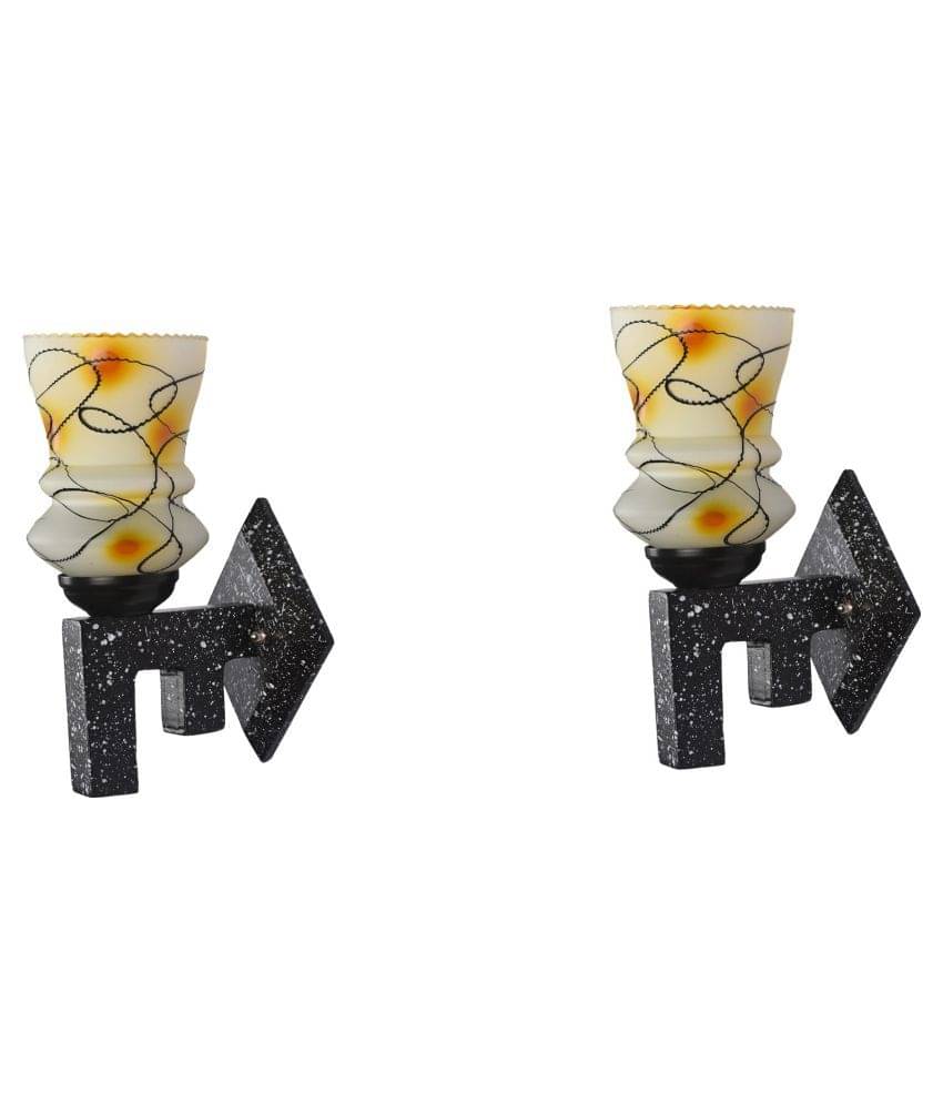    			AFAST Decorative Wall Lamp Light Glass Wall Light Multi - Pack of 2