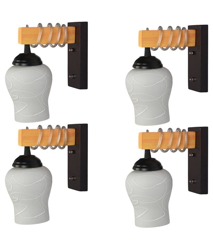     			AFAST Decorative Wall Lamp Light Glass Wall Light Multi - Pack of 4