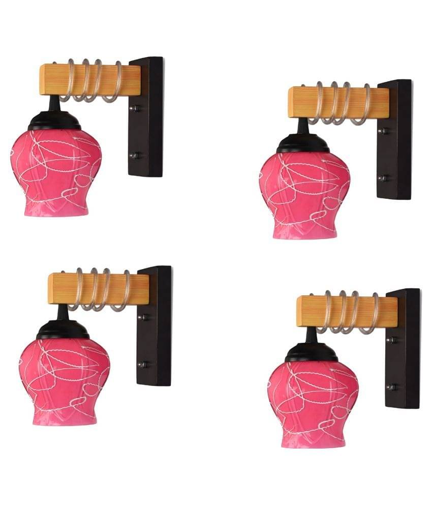     			AFAST Decorative Wall Lamp Light Glass Wall Light Multi - Pack of 4