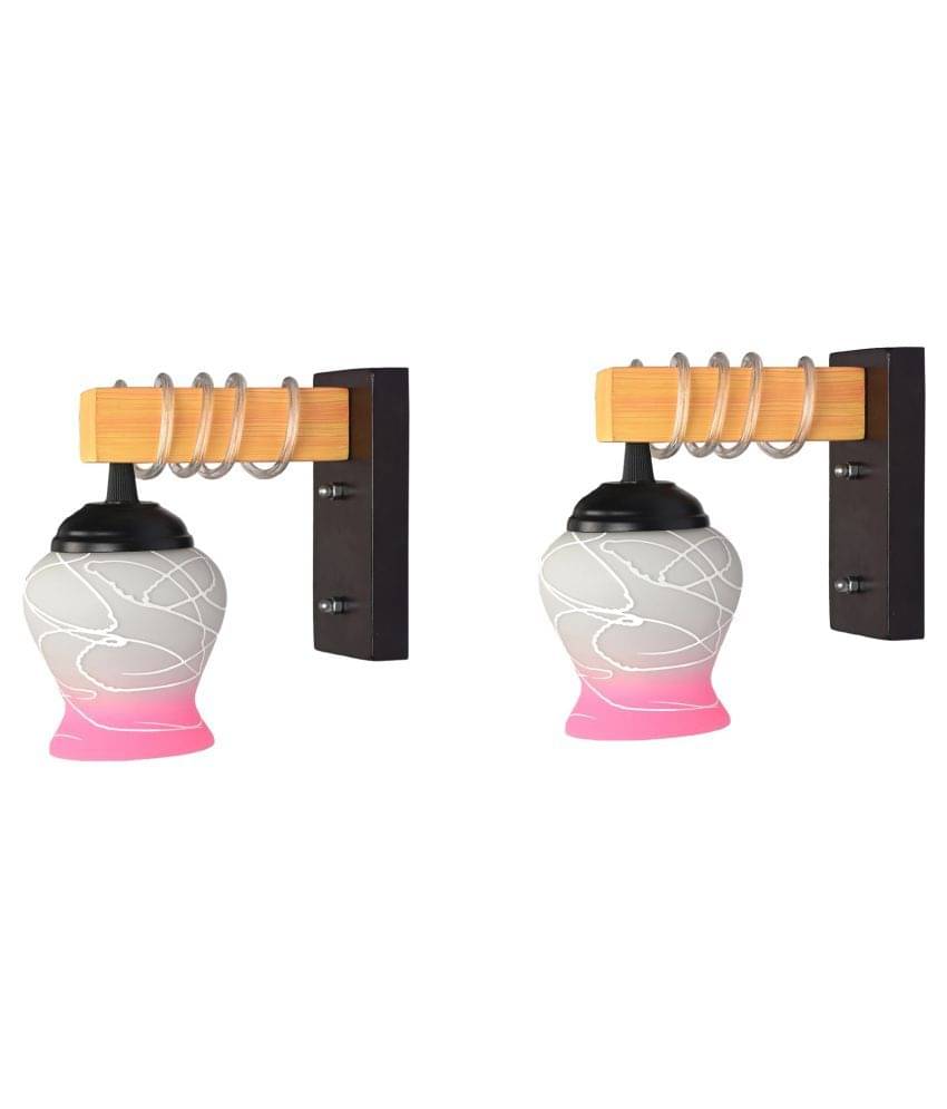     			AFAST Decorative Wall Lamp Light Glass Wall Light Multi - Pack of 2