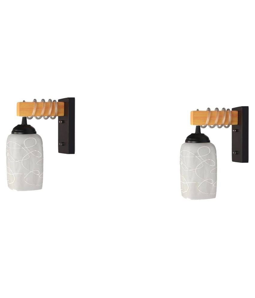     			AFAST Decorative Wall Lamp Light Glass Wall Light Multi - Pack of 2