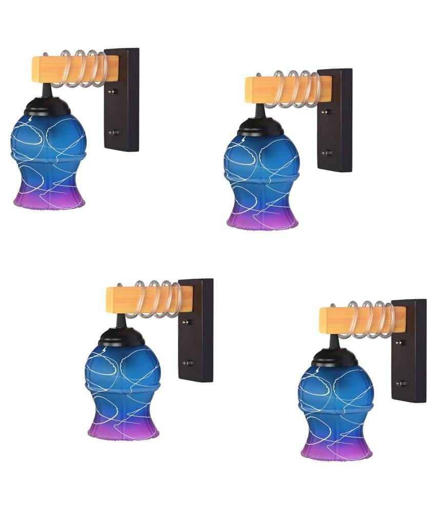     			AFAST Decorative Wall Lamp Light Glass Wall Light Multi - Pack of 4