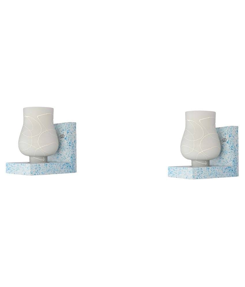     			AFAST Decorative Wall Lamp Light Glass Wall Light Multi - Pack of 2