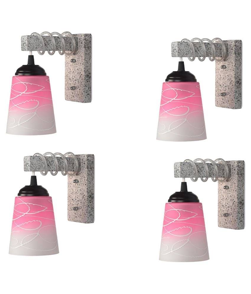     			AFAST Decorative Wall Lamp Light Glass Wall Light Multi - Pack of 4